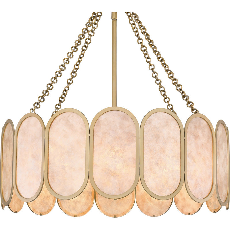 Quoizel QP6170LG Amalia Four Light Pendant, Light Gold Alternate Image 4.jpg