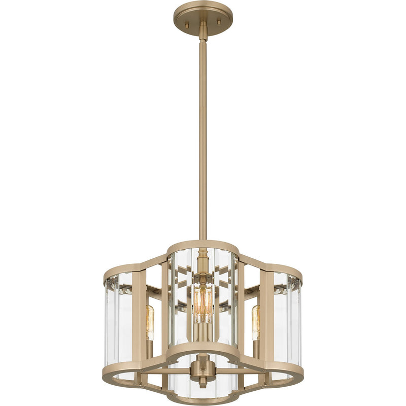 Quoizel QP6193BGD Renee Four Light Pendant, Bronze Gold Alternate Image 3.jpg