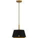 Quoizel QPP6163MBK Scarlett One Light Pendant, Matte Black Alternate Image 2.jpg