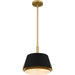 Quoizel QPP6163MBK Scarlett One Light Pendant, Matte Black Alternate Image 3.jpg