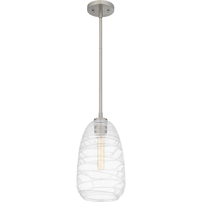 Quoizel QPP6165BN Asher One Light Mini Pendant, Brushed Nickel Alternate Image 3.jpg
