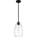 Quoizel QPP6165MBK Asher One Light Mini Pendant, Matte Black Alternate Image.jpg