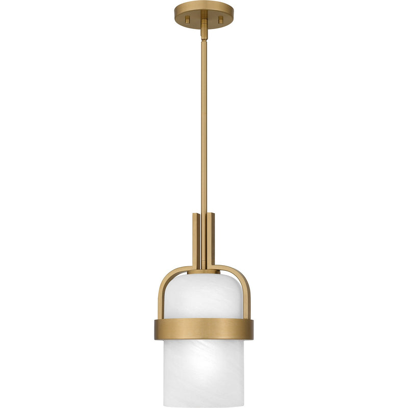 Quoizel QPP6174AB Duval One Light Mini Pendant, Aged Brass Alternate Image.jpg