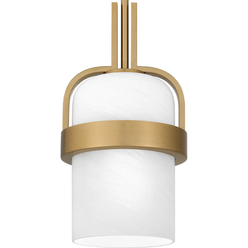 Quoizel QPP6174AB Duval One Light Mini Pendant, Aged Brass Alternate Image 3.jpg