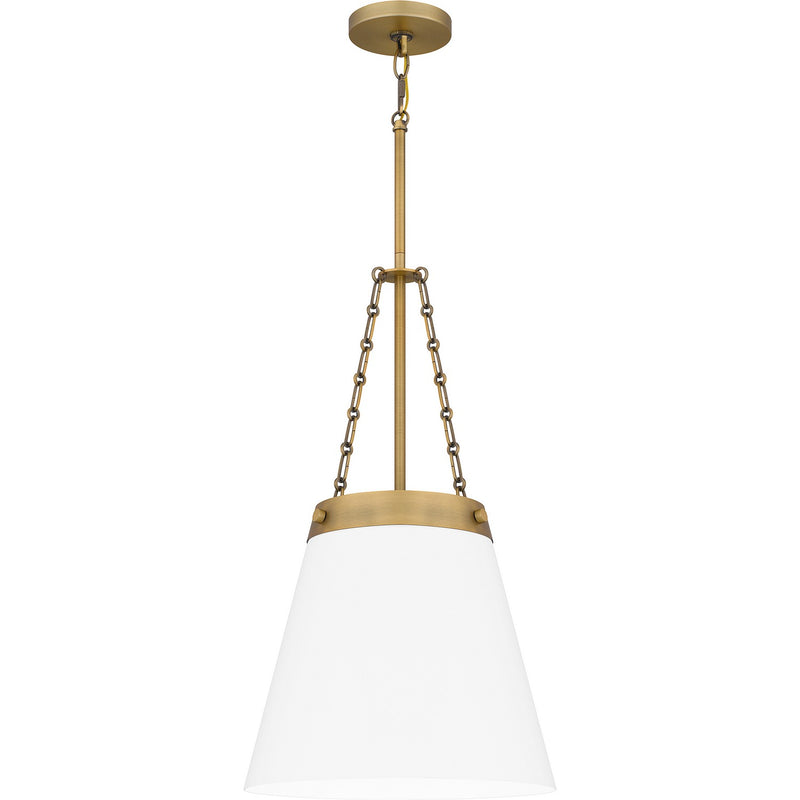Quoizel QPP6183AB Alwyn One Light Pendant, Aged Brass Alternate Image 2.jpg