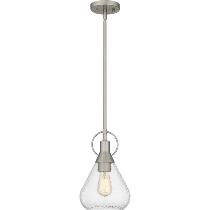 Quoizel QPP6187BN Singh One Light Mini Pendant, Brushed Nickel Alternate Image 2.jpg