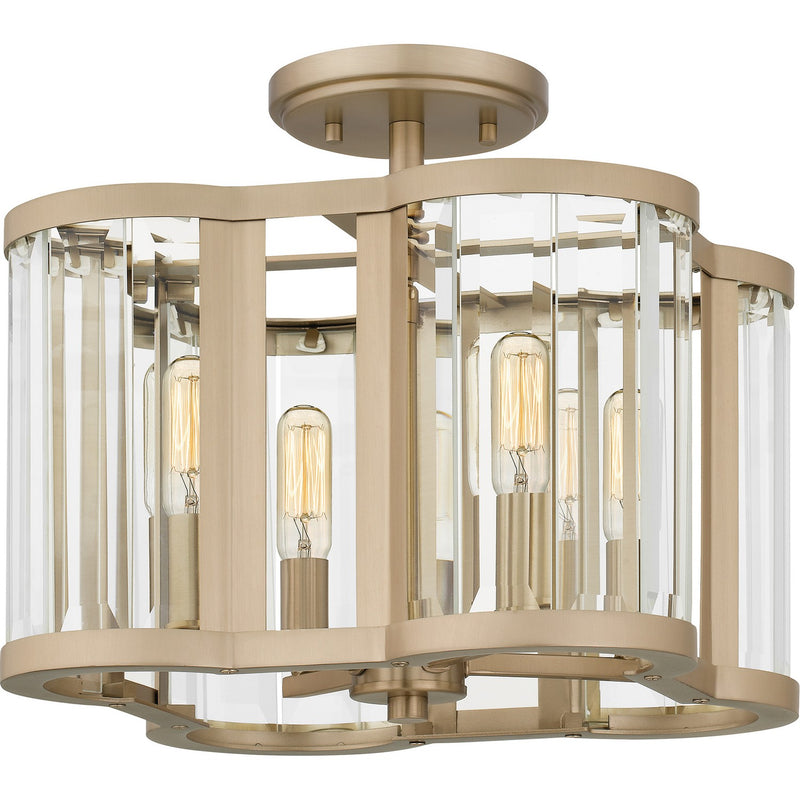 Quoizel QSF6193BGD Renee Four Light Semi Flush Mount, Bronze Gold Alternate Image 2.jpg