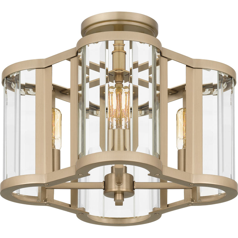 Quoizel QSF6193BGD Renee Four Light Semi Flush Mount, Bronze Gold Alternate Image 3.jpg