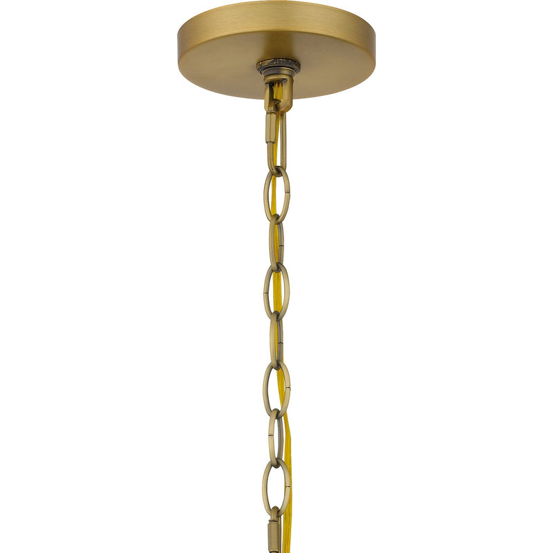 Quoizel SDY5028AB Sunday Six Light Chandelier, Aged Brass Alternate Image.jpg