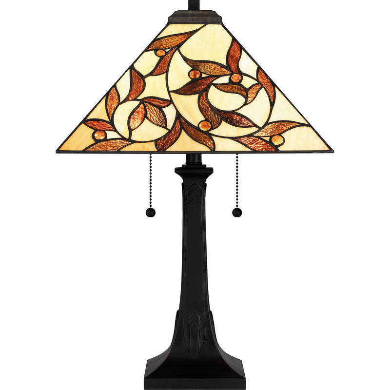 Quoizel TF6154MBK Zion Two Light Table Lamp, Matte Black Alternate Image 2.jpg