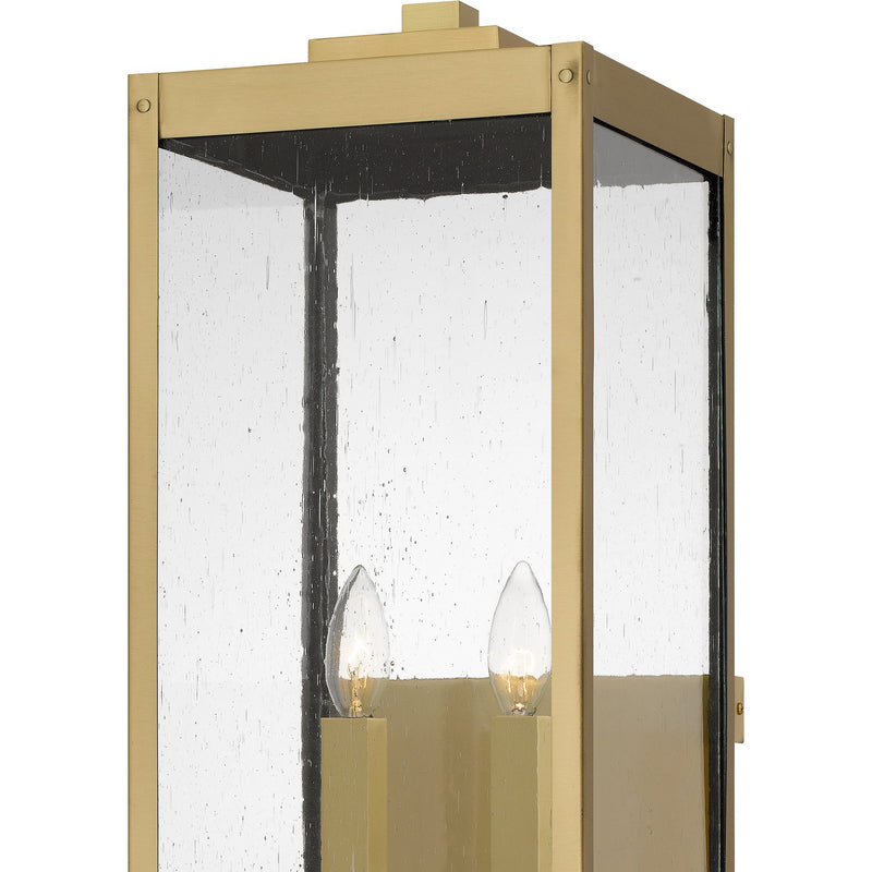 Quoizel WVR8409A Westover Two Light Outdoor Wall Mount, Antique Brass Alternate Image 4.jpg