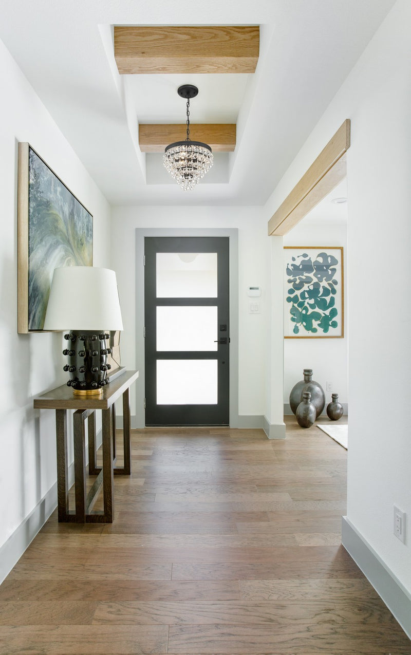 Crystorama 130-MK Calypso Three Light Mini Chandelier Matte Black Alternate Image 4.jpg