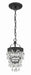Crystorama 131-MK Calypso One Light Mini Chandelier Matte Black Alternate Image.jpg
