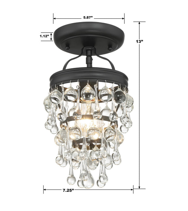 Crystorama 131-MK_CEILING Calypso One Light Semi Flush Mount Matte Black Alternate Image 4.jpg