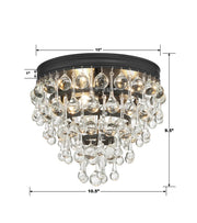 Crystorama 135-MK Calypso Three Light Flush Mount Matte Black Alternate Image 4.jpg