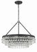 Crystorama 237-MK Calypso Six Light Chandelier Matte Black Alternate Image.jpg