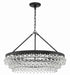 Crystorama 275-MK Calypso Six Light Chandelier Matte Black Alternate Image.jpg