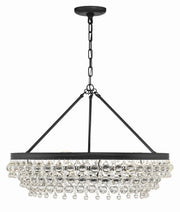Crystorama 275-MK Calypso Six Light Chandelier Matte Black Alternate Image 2.jpg