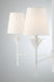 Crystorama 534-MT Broche Four Light Chandelier Matte White Alternate Image 4.jpg