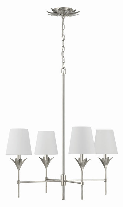 Crystorama 534-SA Broche Four Light Chandelier Antique Silver Alternate Image.jpg