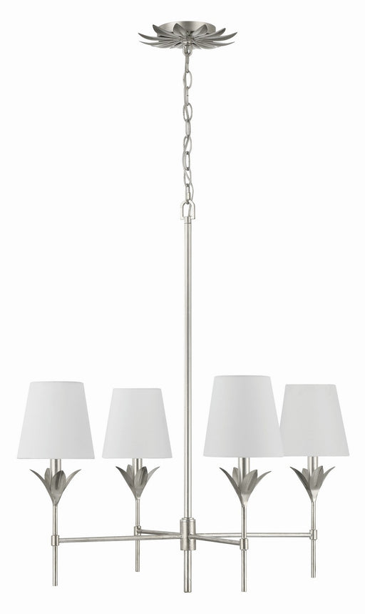 Crystorama 534-SA Broche Four Light Chandelier Antique Silver Alternate Image.jpg