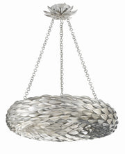 Crystorama 536-SA Broche Six Light Pendant Antique Silver Alternate Image.jpg