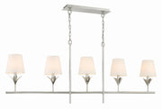 Crystorama 537-SA Broche Five Light Chandelier Antique Silver Alternate Image 2.jpg