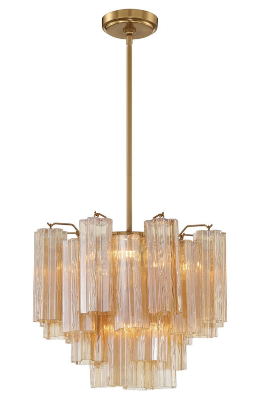 Crystorama ADD-300-AG-AM Addis Four Light Chandelier Aged Brass Alternate Image.jpg