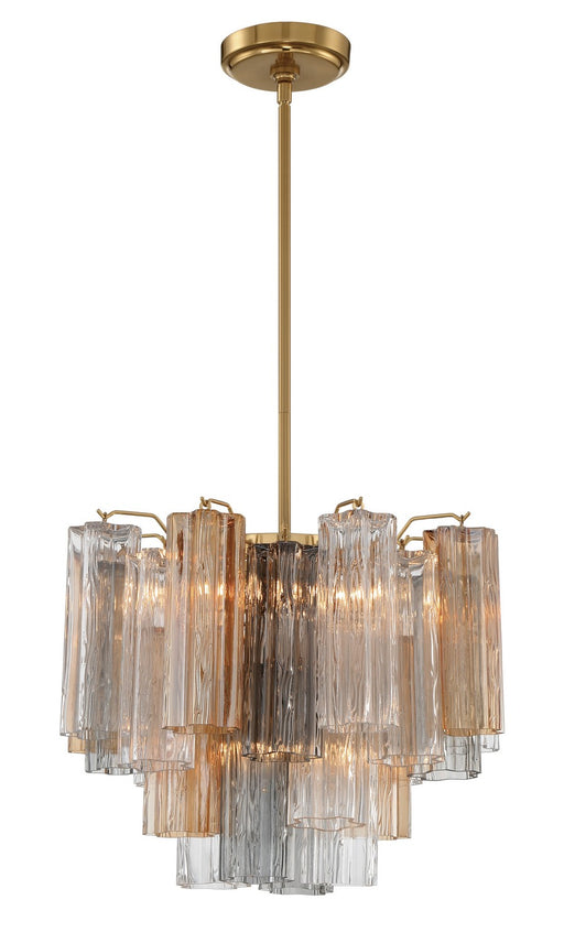 Crystorama ADD-300-AG-AU Addis Four Light Chandelier Aged Brass Alternate Image.jpg