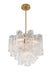 Crystorama ADD-300-AG-CL Addis Four Light Chandelier Aged Brass Alternate Image 2.jpg