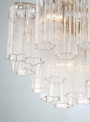 Crystorama ADD-300-AG-CL Addis Four Light Chandelier Aged Brass Alternate Image 4.jpg