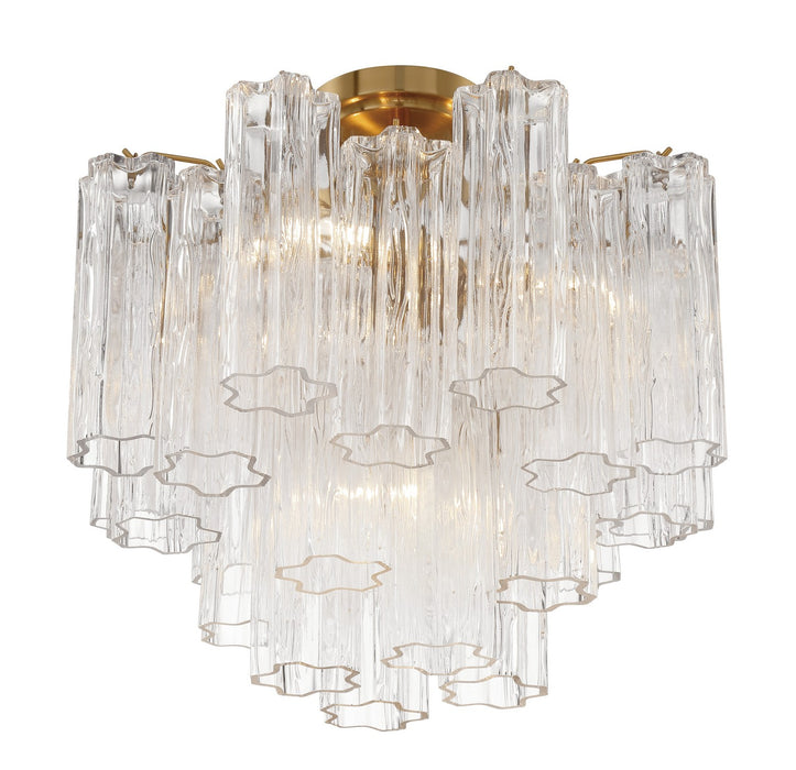 Crystorama ADD-300-AG-CL_CEILING Addis Four Light Semi Flush Mount Aged Brass Alternate Image 2.jpg
