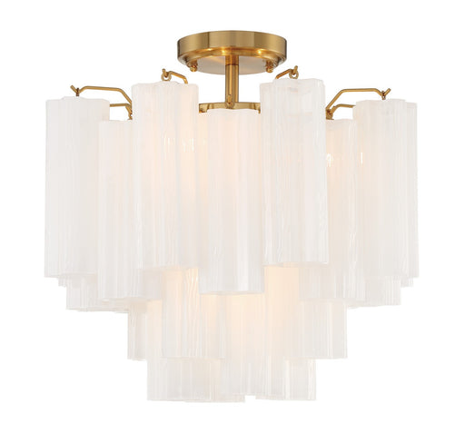 Crystorama ADD-300-AG-WH_CEILING Addis Four Light Semi Flush Mount Aged Brass Alternate Image.jpg