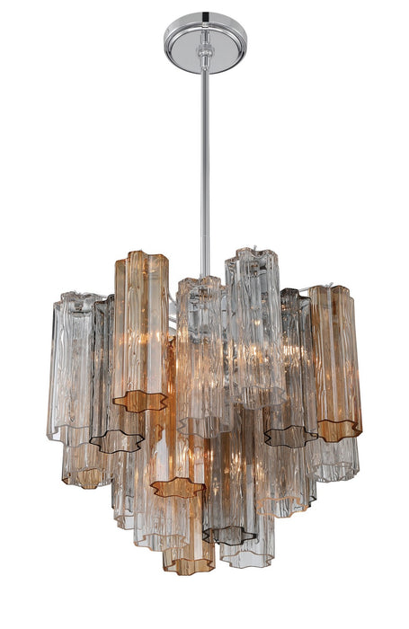 Crystorama ADD-300-CH-AU Addis Four Light Chandelier Polished Chrome Alternate Image 2.jpg