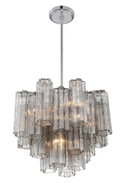 Crystorama ADD-300-CH-SM Addis Four Light Chandelier Polished Chrome Alternate Image 2.jpg