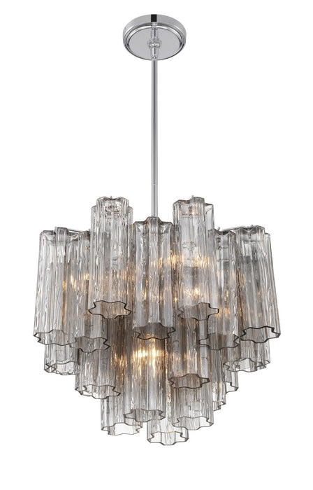 Crystorama ADD-300-CH-SM Addis Four Light Chandelier Polished Chrome Alternate Image 2.jpg