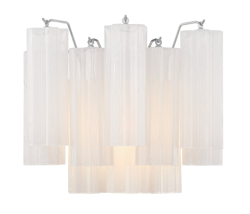 Crystorama ADD-302-CH-WH Addis Two Light Wall Sconce Polished Chrome Alternate Image.jpg