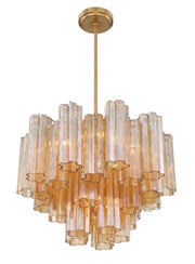 Crystorama ADD-306-AG-AM Addis Six Light Chandelier Aged Brass Alternate Image 2.jpg