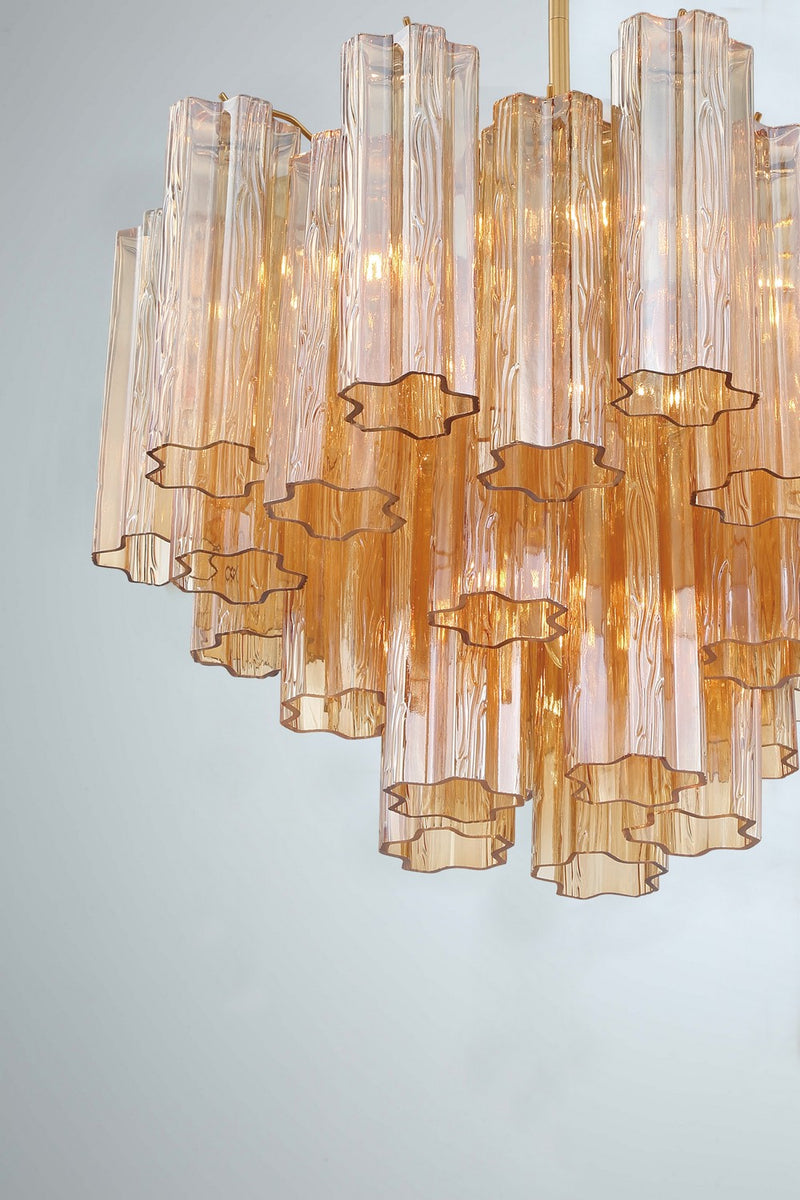 Crystorama ADD-306-AG-AM Addis Six Light Chandelier Aged Brass Alternate Image 4.jpg