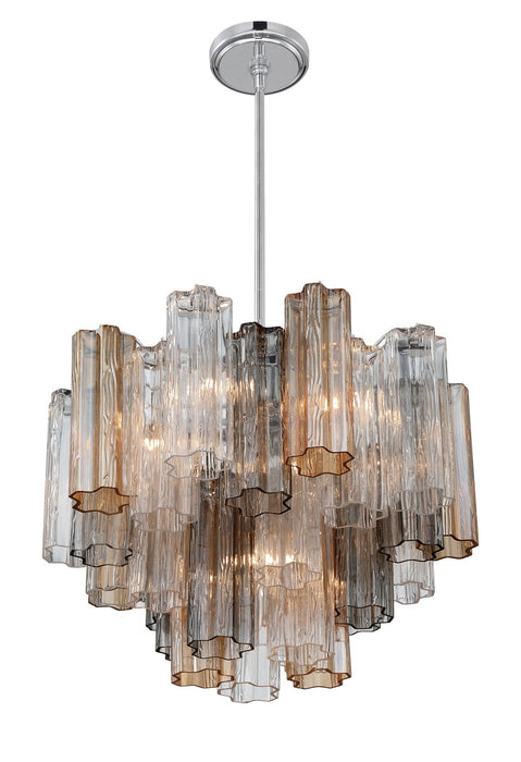Crystorama ADD-306-CH-AU Addis Six Light Chandelier Polished Chrome Alternate Image 2.jpg