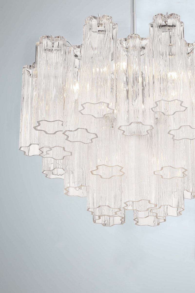 Crystorama ADD-306-CH-CL Addis Six Light Chandelier Polished Chrome Alternate Image 4.jpg