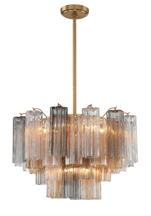 Crystorama ADD-308-AG-AU Addis Nine Light Chandelier Aged Brass Alternate Image.jpg