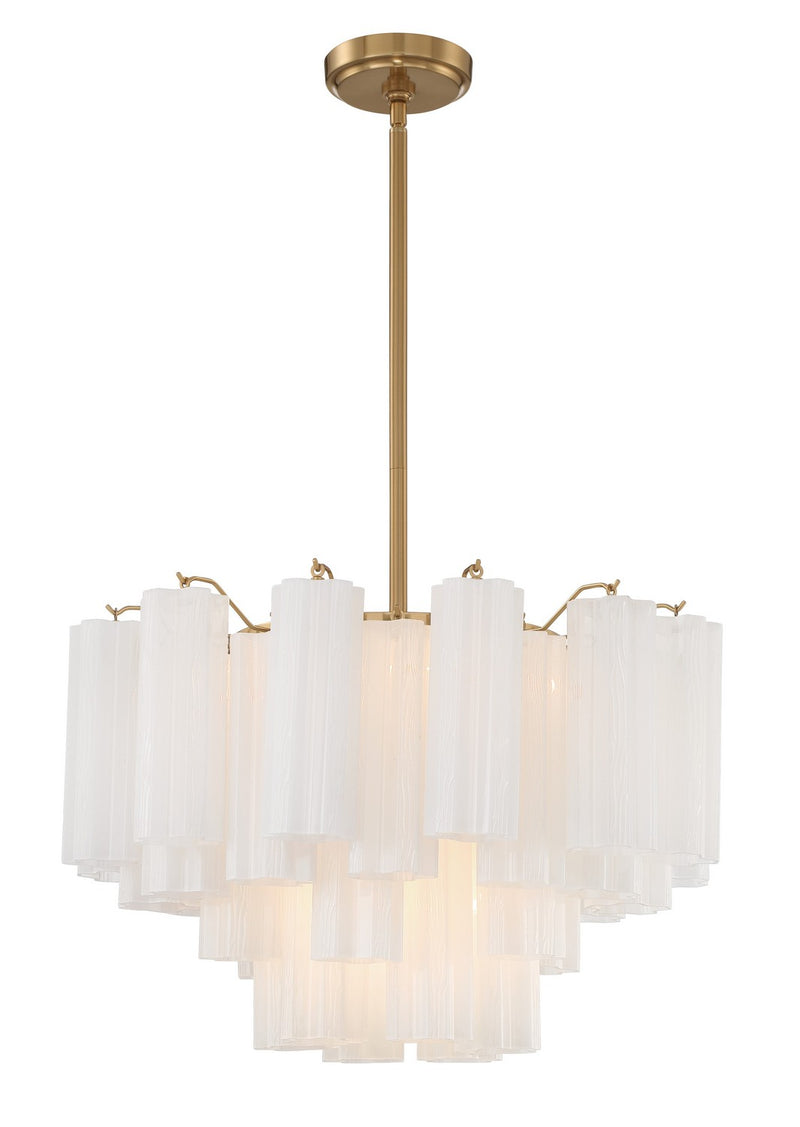 Crystorama ADD-308-AG-WH Addis Nine Light Chandelier Aged Brass Alternate Image.jpg