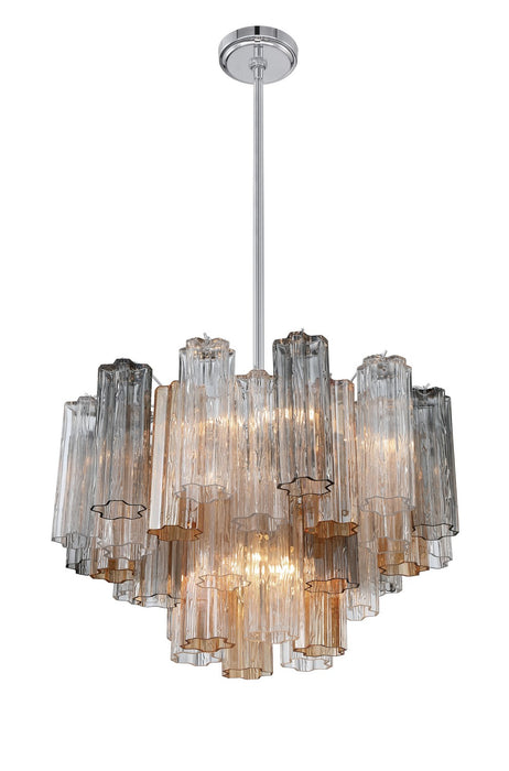 Crystorama ADD-308-CH-AU Addis Nine Light Chandelier Polished Chrome Alternate Image 2.jpg