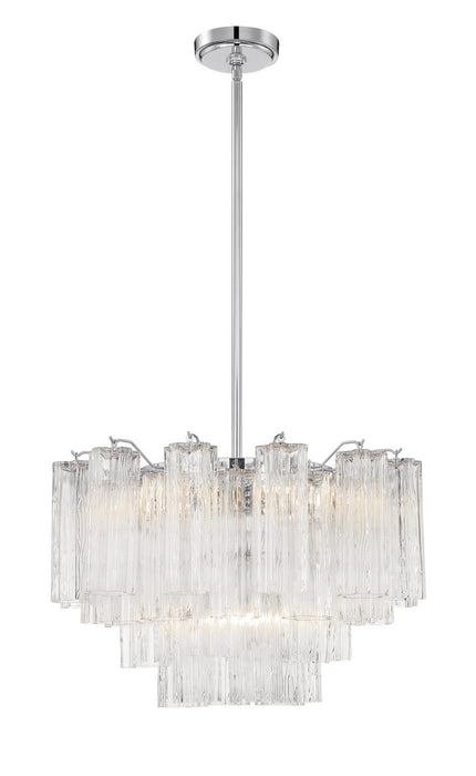 Crystorama ADD-308-CH-CL Addis Nine Light Chandelier Polished Chrome Alternate Image.jpg