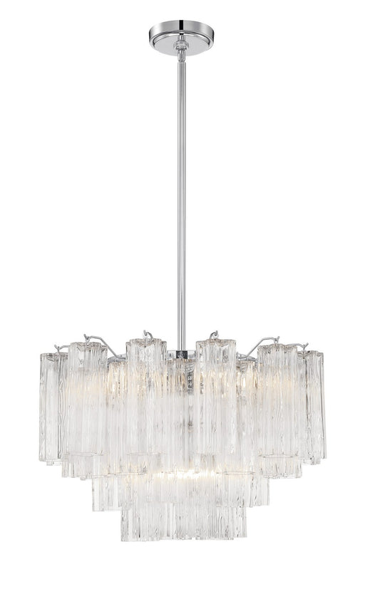 Crystorama ADD-308-CH-CL Addis Nine Light Chandelier Polished Chrome Alternate Image.jpg