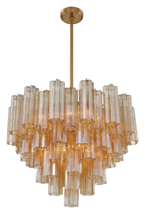 Crystorama ADD-312-AG-AM Addis 12 Light Chandelier Aged Brass Alternate Image 2.jpg