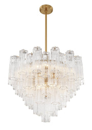 Crystorama ADD-312-AG-CL Addis 12 Light Chandelier Aged Brass Alternate Image 2.jpg