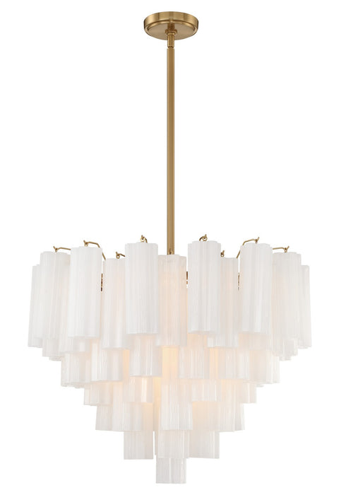 Crystorama ADD-312-AG-WH Addis 12 Light Chandelier Aged Brass Alternate Image.jpg