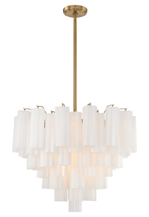 Crystorama ADD-312-AG-WH Addis 12 Light Chandelier Aged Brass Alternate Image.jpg